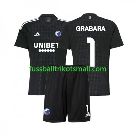 Fußballtrikots FC Copenhagen GRABARA 1 Torwart Kinder 2023-2024 Kurzarm Auswärts-trikot kaufen
